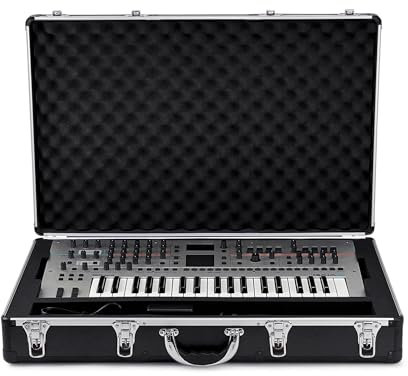 UNISON Case für Roland GAIA 2, Schutzkoffer (Hochwertiger Transportkoffer, mit individuell gestanztem Schaumstoff, leichtes & robustes Design, Metallverschlüsse, ergonomischer Gummigriff)