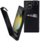 Suncase Original Flip-Style (Ultra-Slim) kompatibel mit Samsung Galaxy S24 Ultra 5G Hülle Ledertasche Tasche Schutzhülle Case Cover Hülle in schwarz