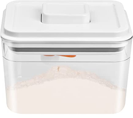 Tragbarer Baby Milchpulver Aufbewahrung Behälter, 1L Einer Berührung Milchpulver-spender Aufbewahrungsbox, Milchpulver-Kasten Portionierer Spender Bpa Frei, mit Schaber und Löffel