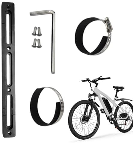 Ebike Battery Bracket, Aluminum Alloy EBike Battery Box Bracket, Adjustable Ebike Battery Mount, Ebike Battery Adapter Frame Mount