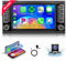 4G+64G Android Autoradio per VW Touareg 2004-2011 per Volkswagen T5 T6 per Multivan 2004-2009 Carplay Android Auto Stereo 7 Pollici Touch Screen, Hodozzy Radio 2 Din con Bluetooth GPS WiFi,camera