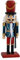Casse-noisettes en bois peint à la main Figurine de soldat Roi 16 cm Décoration de Noël Marionnette Figurine pour centres de table