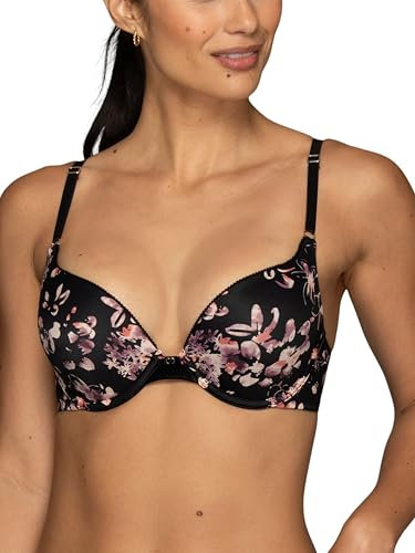 Vanity Fair Women's Ego Boost Add Push Up Bra (+1 Cup Size), Multi, 34B