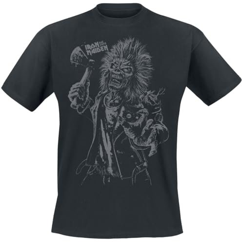 Iron Maiden Axe Eddie Männer T-Shirt schwarz XL 100% Baumwolle Band-Merch, Bands, Nachhaltigkeit