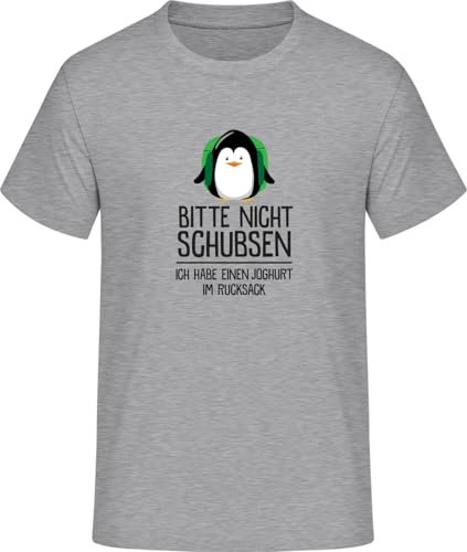 Bitte Nicht schubsen, ich Habe einen Joghurt im Rucksack T-Shirt • Größe: L