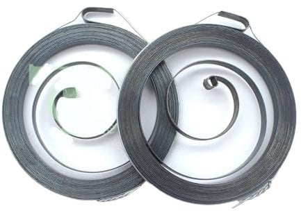 YRcEKH 2Pcs/lot Recoil Starter Spring Fit For PARTNER 350 351 370 371 390 MCCULLOCH 335 338 435 440 Petrol Chainsaw Replacement