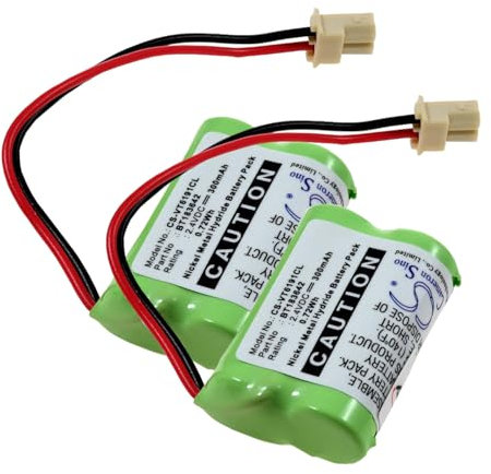 Lot de 2 batteries pour téléphone sans fil Vtech LS6005 type BT283642, 2,4 V, NiMH