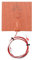 HDOYTXXM 1 tappetino di riscaldamento in silicone, 100 x 100 mm, 110/220 V, 100 W, per stampante 3D V0, per letto caldo, colla