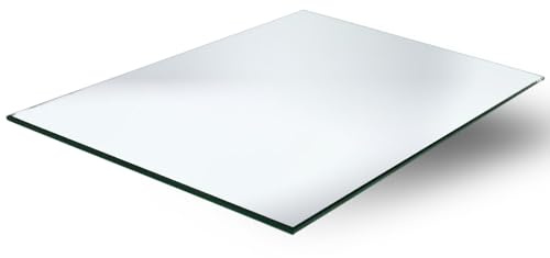 ZUSCHNITTPROFI.DE Spiegelglas Zuschnitt, Wunschmaß bis 40 x 70 cm, 4 mm | Blickdichtes Spiegelglas mit polierter Kante, millimetergenau gefertigt