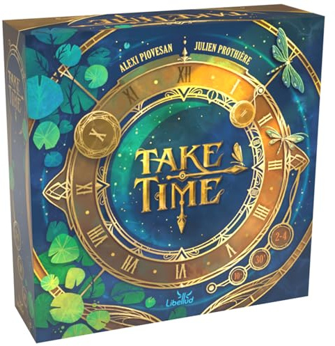 Asmodee Take Time Board Game - Cooperative Puzzle & Strategy Game with 40 Unique Challenges, Family Fun for Kids & Adults, Ages 10+, 1-4 Players, Minute Playtime