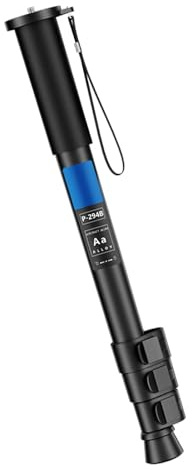 Verstellbare Kamera Verlängerungsstange Aus Aluminiumlegierung Für DSLR Und Smartphones 1/4-Port Einbeinstativ Mit Umhängeband Wanderstock