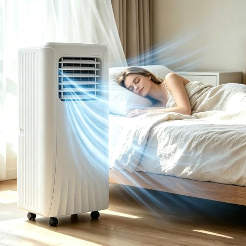 LXPINGMM Condizionatore Portatile, unità CA 4 in 1 da 12.000 BTU