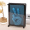 Twshiny Sculptures Clous 3D (pin Art) Nouveauté Plastique Moule Main Moule Art Conseil et Créative Pensée Jouet Clone Jouet pour la Maison et Bureau (Bleu)