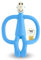 Matchstick Monkey, Original Teether & Gel Applicator, Antimicrobial Silicone Teething Toys for Baby, Easy to Grip, BPA Free, 3 Months Old+, 10.5 cm, Light Blue Monkey