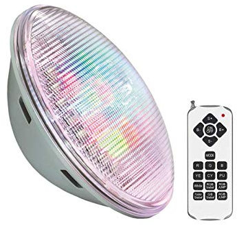 ledbox Lámpara LED PAR56 RGB para Piscinas, G53, 45W, Acero INOX. INT., RGB, Regulable