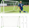 VA-Cerulean PVC-Fußballtore,Tragbares,Wetterfest,Fussballtor für Kinder und Jugendliche,das ganze Jahr über bei jedem Wetter draußen und drinnen(180x80x120cm)