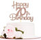 Sotpot Rose Gold Glitter 70 Cake Topper, 70th Birthday Cake Decorations for Birthday Party Anniversary Party Supplies