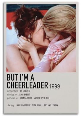 JEAM But I'm A Cheerleader, ästhetische Bilder, individuelles Raumdekor, Wohnheim, Wanddekoration, Kunstposter, Albumcover, Bild, Dekor-Poster, 50 x 75 cm, ungerahmt