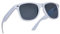 Miobo Retro Sonnenbrille, verspiegelt, Nerd-Design, Unisex, Club-Stil, UV400 (L, Weiß Schwarz)