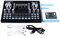 Live-Soundkarte mit DJ-Mixer-Effekten und Sprach-Wechsler Stereo Audio Mixer mit Mehreren Soundeffekten und LED-Licht für Live-Übertragung K-Songs Gaming PC Mobiltelefon Aufnahmestudio 48 V