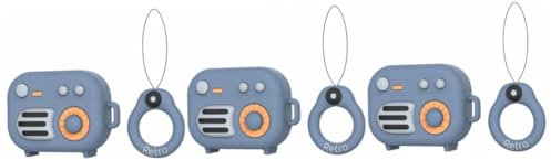 Hemobllo 3 Sätze Kopfhörer Silikonhülle kopfhörer schutzüberzüge kopfhörer schutzüberzug Headset case gehörschutzstöpsel Jahrgang Kopfhörerbox Zubehör Kopfhörerabdeckung 3D Radio Kieselgel