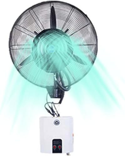 Ventilador De Nebulización De Pared, Ventilador De Nebulización Oscilante con 3 Velocidades De Enfriamiento Y Tanque De 15 L, Ventilador De Enfriamiento para Patio, Restaurante Exterior, Gar