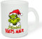 True Statements Geschenk für Glühwein-Fans: Glastasse „Mimimi Halts Maul“ mit Weihnachtgrinch-Motiv - Geschenkidee zur Adventszeit | Weihnachtszeit - Glastasse Satiniert, ca. 300ml