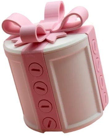 Fangxuee Rosa Geschenkbox mit Schleife für Geburtstage, Jubiläen, Weihnachten, Valentinstag, Geschenkbox für Alle Anlässe für die Freundin