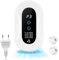 TAVADA Generador de Ozono Purificador de Aire,Air Purifier con Iones Negativos,Inicio Desodorizando Esterilizador de Ozono Para BañO,con Casa Nueva,con Organizador de Cables,Blanco