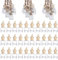 30PCS 8 ml Hanging Car Air Freshener Perfume Bottle Empty Clear Glass Essential Diffuser Bottle Aromatherapy Fragrance Essential Oil Diffuser for Car Home Office