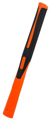 Lurrose Stoßfester Gummigriff für Hammer Ersatzstiel mit Antirutsch Design Schwarz und Orange für Heimwerkerarbeiten