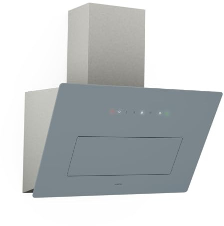 Klarstein SleekAir Cooker Hood - 60cm Extractor Hood, 717 m³/h Air Flow, A++ Energy Efficiency, Touch Control, LED Lighting 2700-6500K, Quiet Eco Home Function, Stainless Steel, Ducted & Recirculating