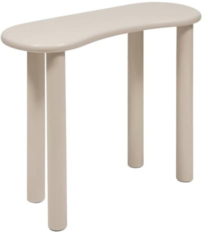 PEGANE Table d'appoint Console Coloris Ivoire - Longueur 100 x Largeur 40 x Hauteur 80 cm