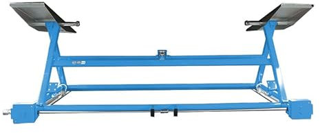 Mobile Hebebühne mechanischer mobiler Heber Blau