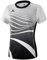 ERIMA Damen T-shirt T-Shirt, schwarz/weiß, 44, 8081816