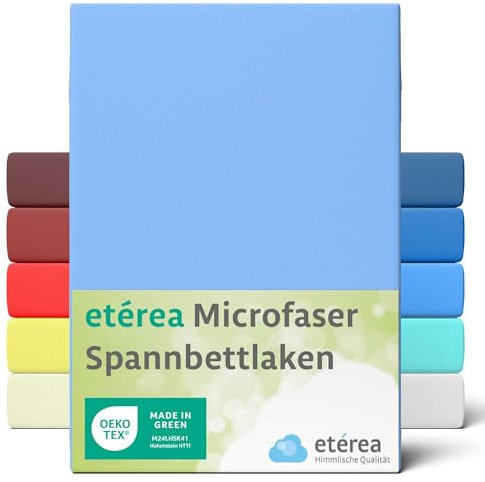 Spannbettlaken 180x200cm u Größen - für Bettwäsche 135x200 u Topper 180x200cm - Ultra weich - Matratzen bis 25cm hoch - Spannbetttuch
