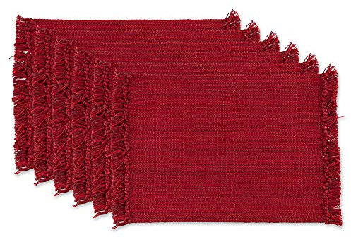 DII Tabletop Collection, Cotton, Redwood, Placemat Set, 13x19