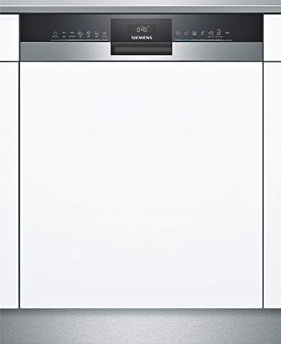Siemens SN53HS41TE iQ300 Teilintegrierter Geschirrspüler, 92 kWh, 12 MGD, Smart Home kompatibel via Home Connect, hygiene Plus Programm, vario Korb System, Edelstahl