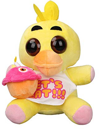 uiuoutoy Fünf Nächte bei Freddys Plüsch Spielzeug Ennard Zirkusbaby Plüschtier FNAF Nightmare Freddy Bär Kuscheltier Geschenk 18-30cm (Chica 10)