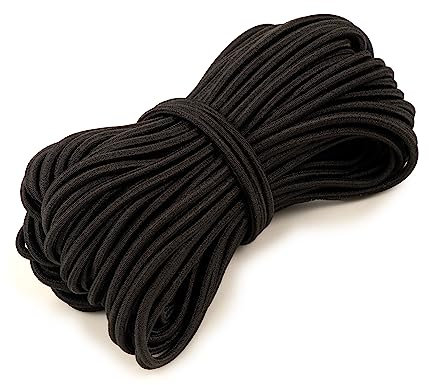 Shelver Premium Elastic Cord, 3mm Black, 5m