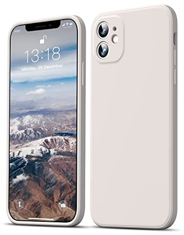 GOODVISH Compatible with iPhone 11 6.1 inch | Ultra Slim Liquid Silicone Case | Upgraded Camera and Screen Protection | 360 ° Full Covered Shockproof Cover (Stone Grey)
