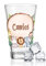 GRAVURZEILE Leonardo Vaso de agua con impresión UV, diseño de safari, personalizado, con nombre de cristal con diseño de animales, regalo para niños y niñas, adecuado para cumpleaños infantiles y uso