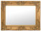 homiuse Wandspiegel im Barock-Stil 60x40 cm Golden Spiegel Groß Spiegel Vintage Fensterspiegel Shabby Chic MöBel Spiegel Wand Spiegel Antik Badezimmerspiegel Flur Deko Spiegel Wand