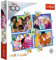 4 in 1 Puzzle 100 Jahre Disney/Disneys lustige Welt