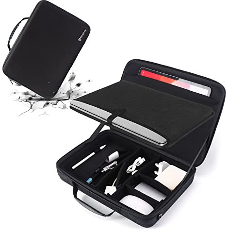 Smatree Funda rígida para portátil compatible con 15,6 pulgadas Lenovo IdeaPad 3i Slim Chromebook/IdeaPad 3, funda para portátil antivibración (conector de alimentación europeo)