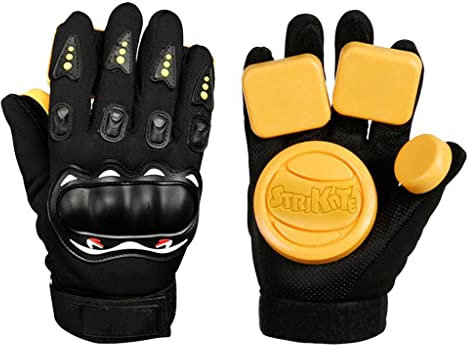 pistro Schutzhandschuhe für Handflächen, Longboard-Skate-Handschuhe mit verstellbarer Handgelenkschlaufe, A