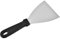 Stainless Steel Triangular Spatula,Slant Edge Grill Scrape r Western Cuisine Spatula Blade Cooking Utensils Short Handle Triangular Pasty (as Shown)