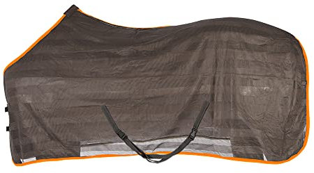 PFIFF 102309 Fliegendecke Brimfly, Pferdedecke Fliegenschutz Weidedecke, Grau 105