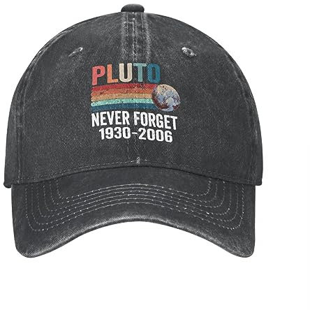 TeysHa Baseballkappe Snapback Sonnenhut Vintage Baumwolle Pluto Never Forget 1930 2006 Baseballkappe Frauen Männer Herbst Sonnenhüte Planet Weltraum Astronomie Wissenschaft Kappe Hüte