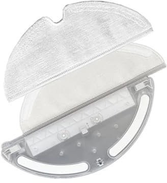 ZiRoxi Vacuum Cleaner Mop Plate Spare Parts,Compatible For Roborock S6 Pure Water Tank Accessories,Compatible For Roborock S50 S52 S55 E50 Q7 (Color : Tank with 2mops)